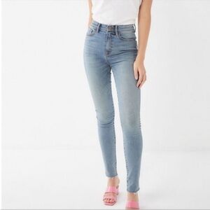 BDG Urban Outfitters Twig Super High Rise Skinny Light Blue Jeans Size 30